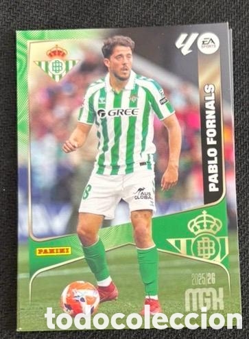 Coleccionismo cromos antiguos: PABLO FORNALS BETIS MGK Megacracks 25/26