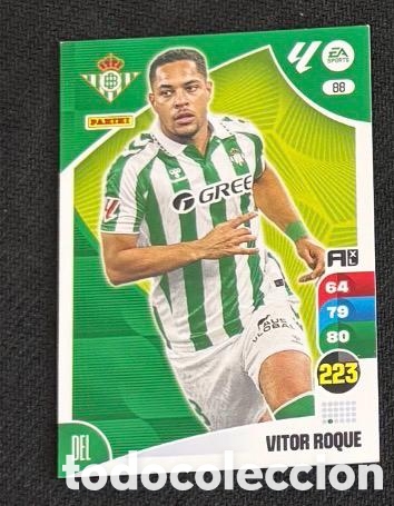Coleccionismo cromos antiguos: 88 VITOR ROQUE BETIS Panini Adrenalyn XL La Liga 2024/2025