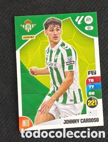 Coleccionismo cromos antiguos: 82 CARDOSO BETIS Panini Adrenalyn XL La Liga 2024/2025