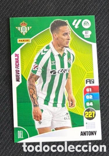 Coleccionismo cromos antiguos: 87 BIS ANTONY BETIS Panini Adrenalyn XL La Liga 2024/2025