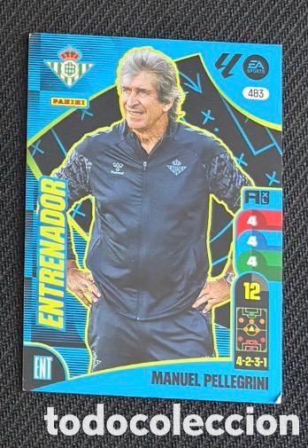 Coleccionismo cromos antiguos: 483 PELLEGRINI ENTRENADOR BETIS Panini Adrenalyn XL La Liga 2024/2025