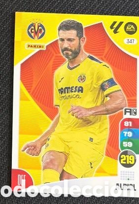 Coleccionismo cromos antiguos: 347 ALBIOL VILLARREAL Panini Adrenalyn XL La Liga 2024/2025