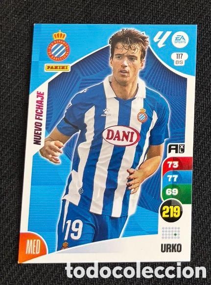 Coleccionismo cromos antiguos: 117 BIS URKO ESPANYOL Panini Adrenalyn XL La Liga 2024/2025