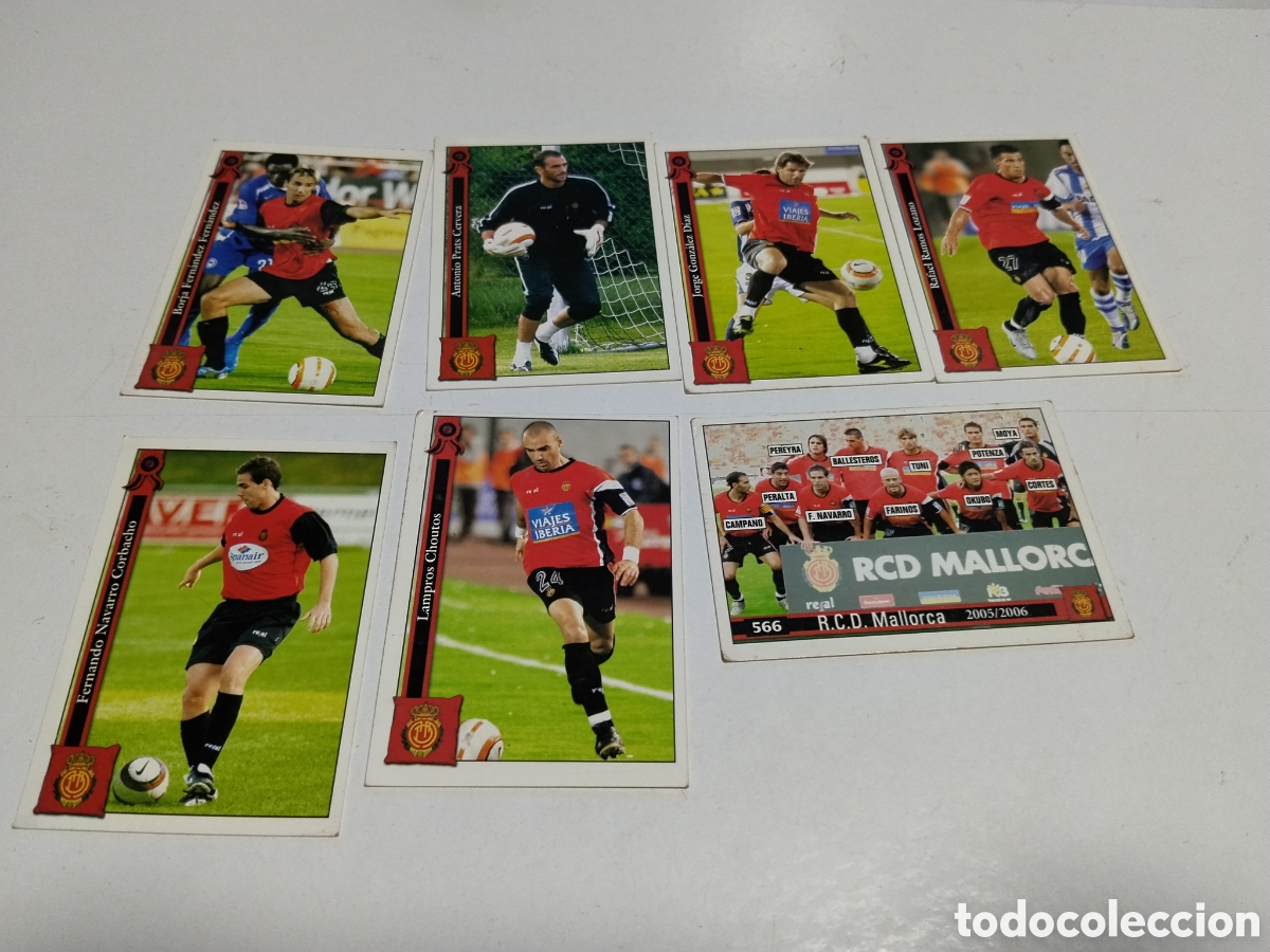 Coleccionismo cromos antiguos: 6 Cromos RCD MALLORCA 2005-2006