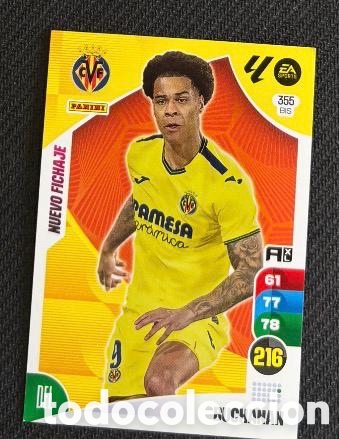 Coleccionismo cromos antiguos: 355 BIS BUCHANAN VILLARREAL Panini Adrenalyn XL La Liga 2024/2025