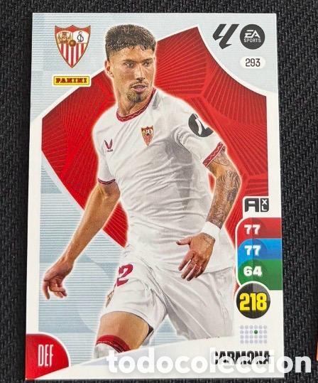Coleccionismo cromos antiguos: 293 CARMONA SEVILLA Panini Adrenalyn XL La Liga 2024/2025