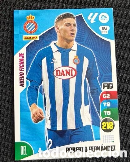 Coleccionismo cromos antiguos: 123 BIS ROBERTO FERNANDEZ ESPANYOLPanini Adrenalyn XL La Liga 2024/2025