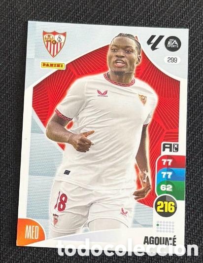Coleccionismo cromos antiguos: 299 AGOUME SEVILLA Panini Adrenalyn XL La Liga 2024/2025