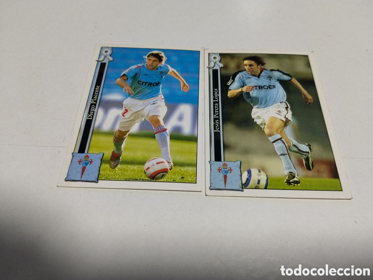 Coleccionismo cromos antiguos: 2 Cromos R.C. Celta 2005/2006