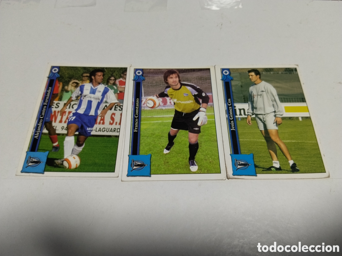 Coleccionismo cromos antiguos: 3 Cromos DPTVO.ALAVES 2005-2006