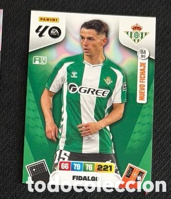 Coleccionismo cromos antiguos: 84 BIS FIDALGO BETIS adrenalyn liga XL 25 26