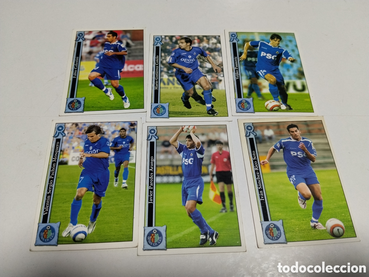 Coleccionismo cromos antiguos: 6 Cromos Getafe C.F. 2005-2006