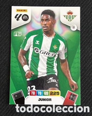 Coleccionismo cromos antiguos: 81 JUNIOR BETIS adrenalyn liga XL 25 26