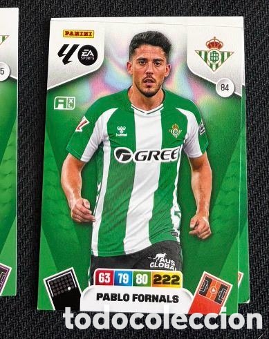 Coleccionismo cromos antiguos: 84 FORNALS BETIS adrenalyn liga XL 25 26