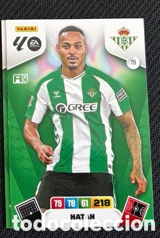 Coleccionismo cromos antiguos: 79 NATAN BETIS adrenalyn liga XL 25 26