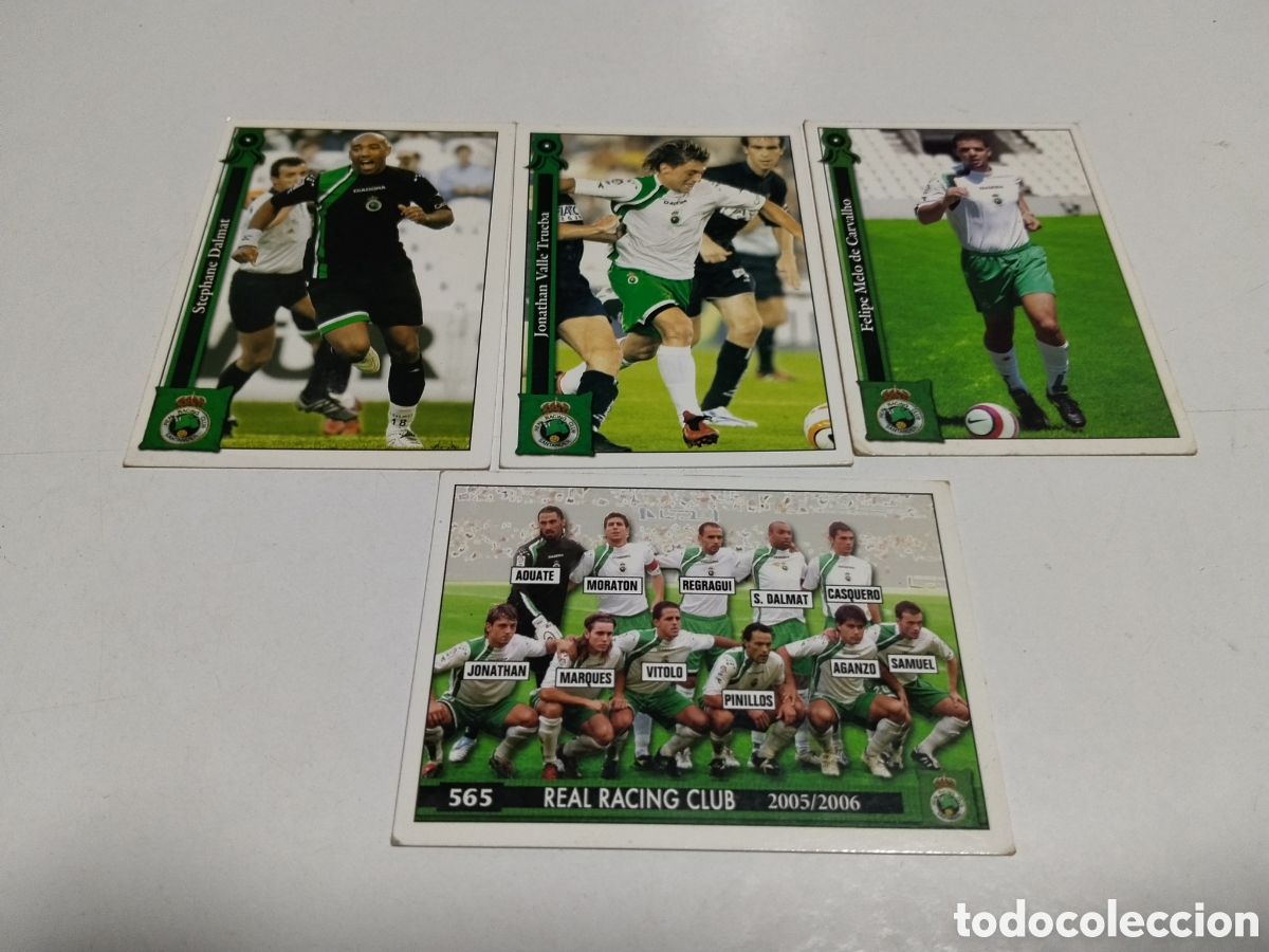 Coleccionismo cromos antiguos: 4 Cromos Real Racing Club 2005-2006
