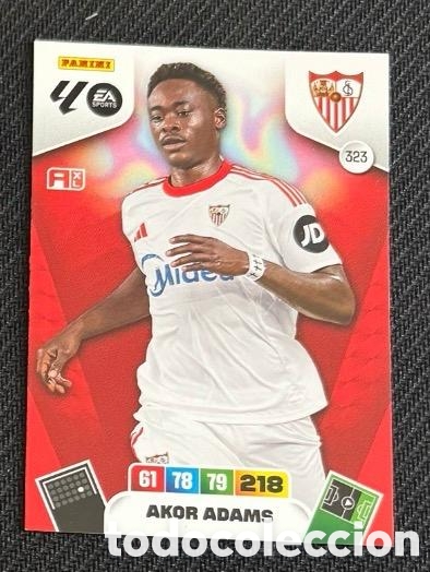 Coleccionismo cromos antiguos: 323 AKOR ADAMS SEVILLA adrenalyn liga XL 25 26