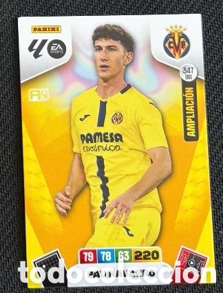 Coleccionismo cromos antiguos: 347 BIS PAU NAVARRO VILLARREAL adrenalyn liga XL 25 26