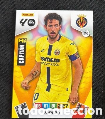 Coleccionismo cromos antiguos: 353 PAREJO VILLARREAL adrenalyn liga XL 25 26