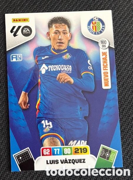 Coleccionismo cromos antiguos: 160 BIS LUIS VAZQUEZ GETAFE adrenalyn liga XL 25 26
