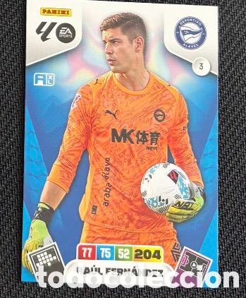 Coleccionismo cromos antiguos: 3 RAUL FERNANDEZ ALAVES adrenalyn liga XL 25 26