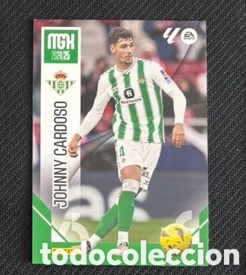 Coleccionismo cromos antiguos: JOHNNY CARDOSO BETIS MGK MEGACRACK 2024 2025
