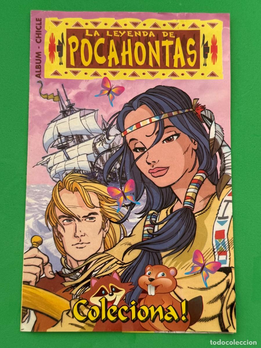 Coleccionismo cromos antiguos: &Aacute;lbum chicle Jake - La leyenda de Pocahontas - con pegatinas