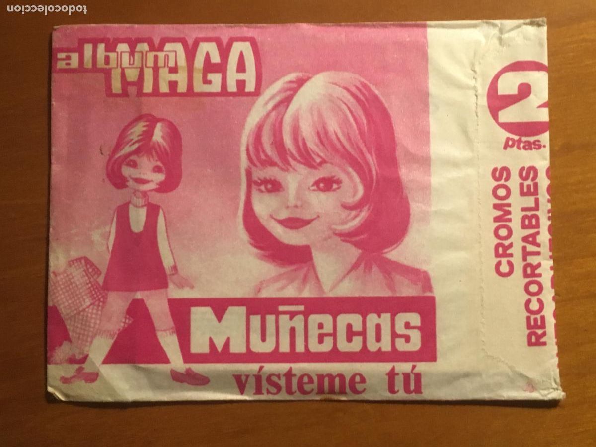 Coleccionismo cromos antiguos: mu&ntilde;ecas visteme tu maga sobre de cromos sin abrir cerrado