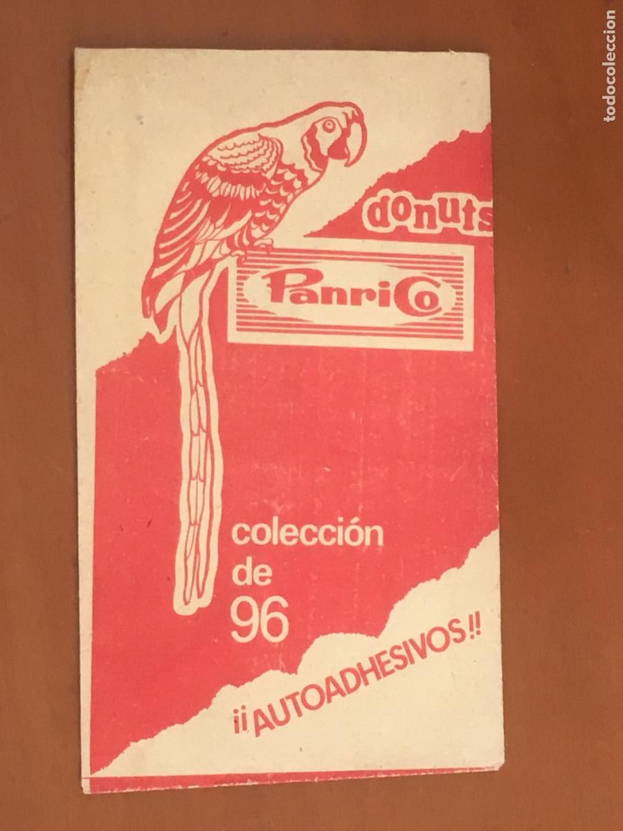 Coleccionismo cromos antiguos: aves pajaros donuts panrico sobre de cromos sin abrir cerrado