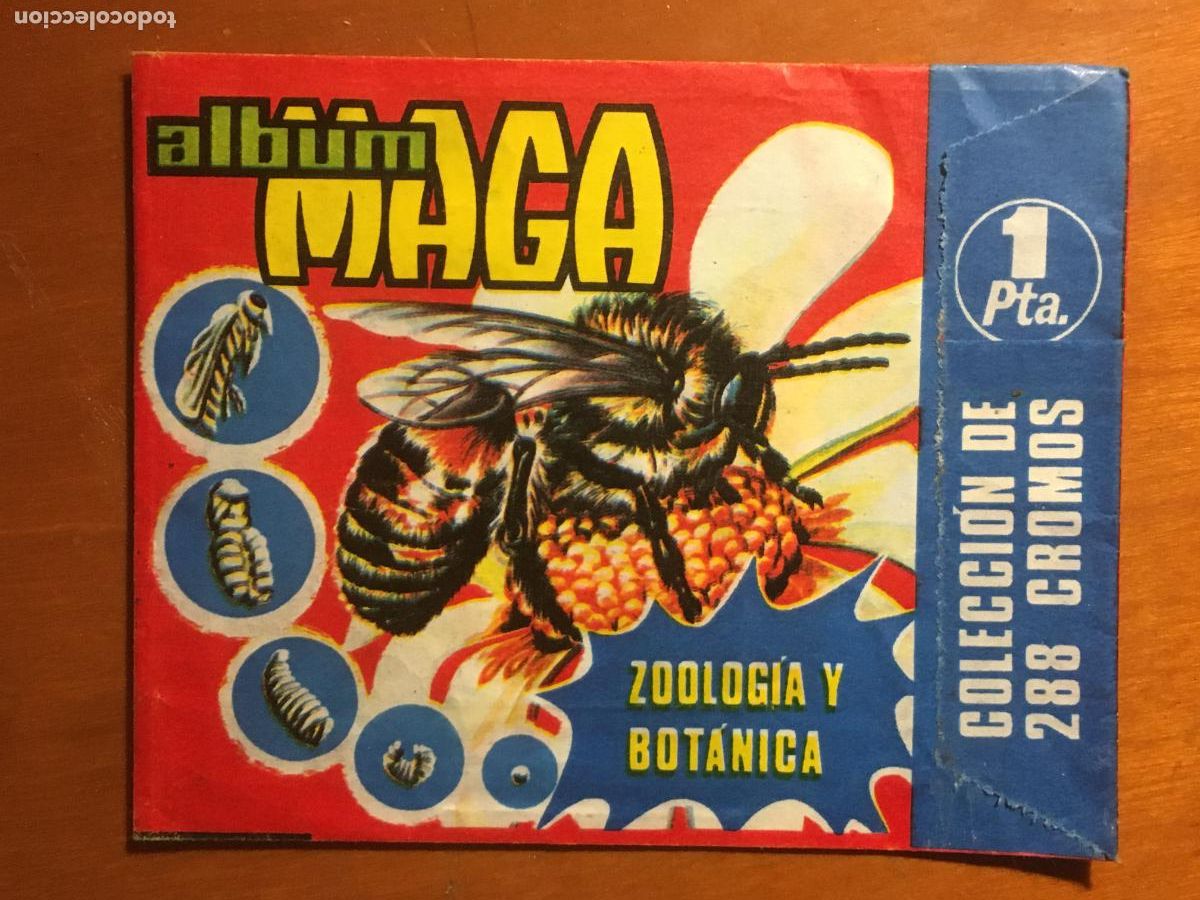 Coleccionismo cromos antiguos: zoologia y botanica maga sobre de cromos sin abrir cerrado