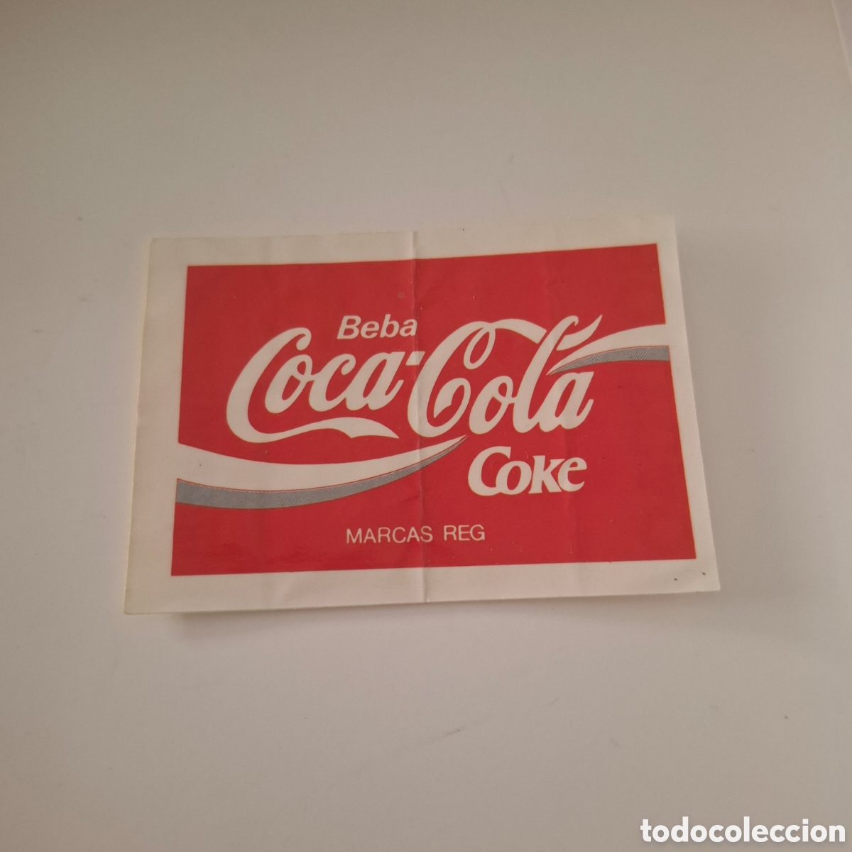 Coleccionismo cromos antiguos: BOLLYCAO PEGATINA ADHESIVA SERIE MARCAS A&Ntilde;OS 80 COCA COLA COKE