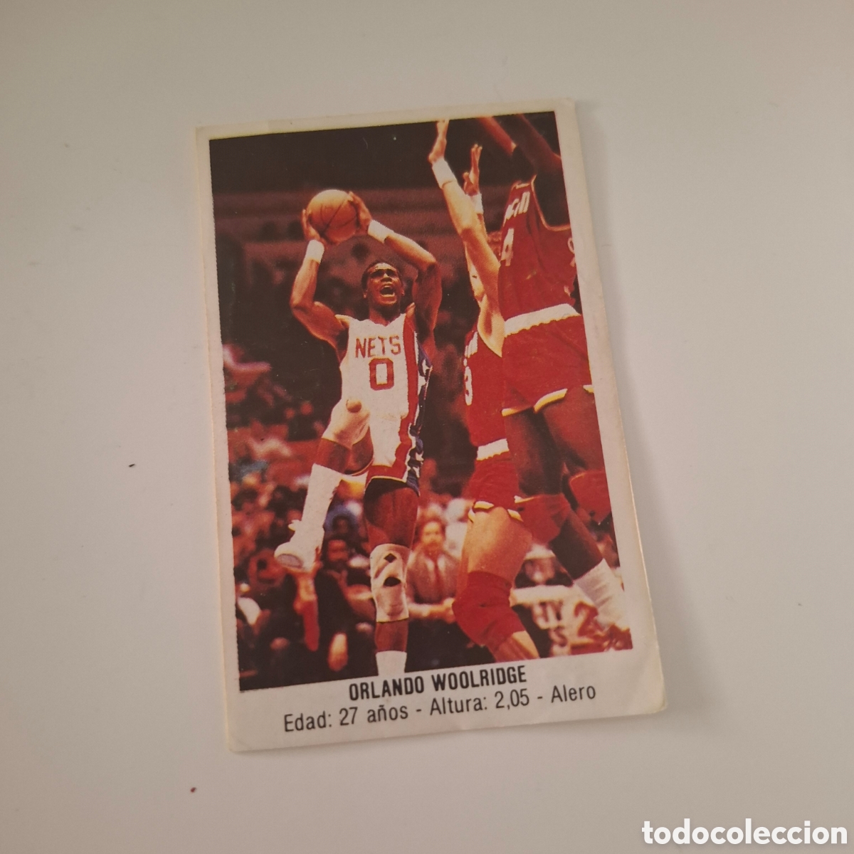 Coleccionismo cromos antiguos: ORLANDO WOOLRIDGE NBA NEW JERSEY NETS A&Ntilde;OS 80 COLECCI&Oacute;N CONVERSE