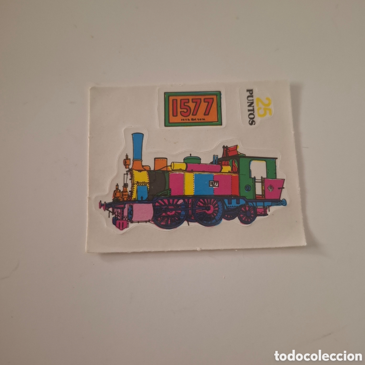 Collectable Antique Stickers: PEGATINA ADHESIVA BOLLYCAO LOCOMOTORA A&Ntilde;OS 80