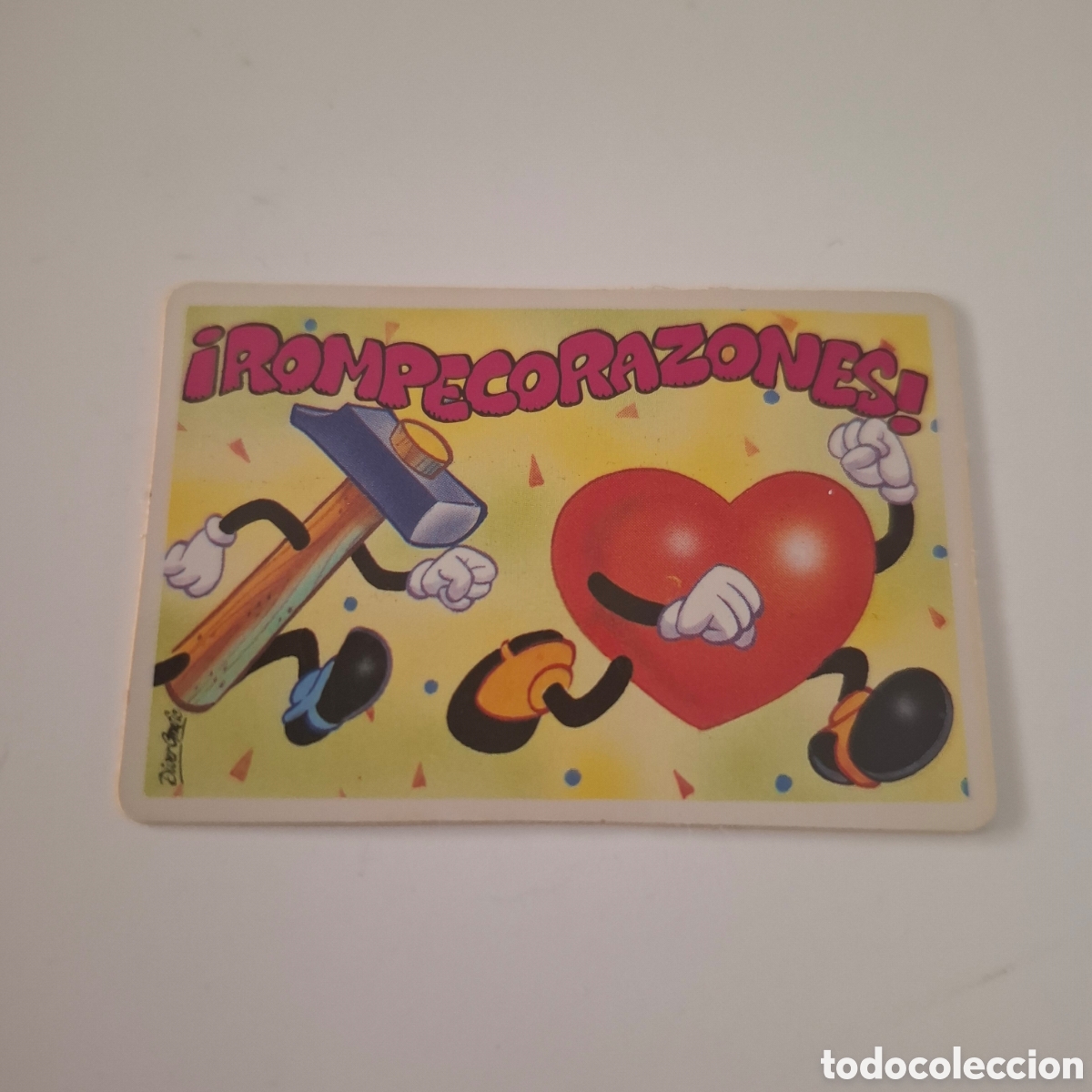 Collectable Antique Stickers: PEGATINA ADHESIVA BOLLYCAO PEGUITARJETAS ROMPECORAZONES