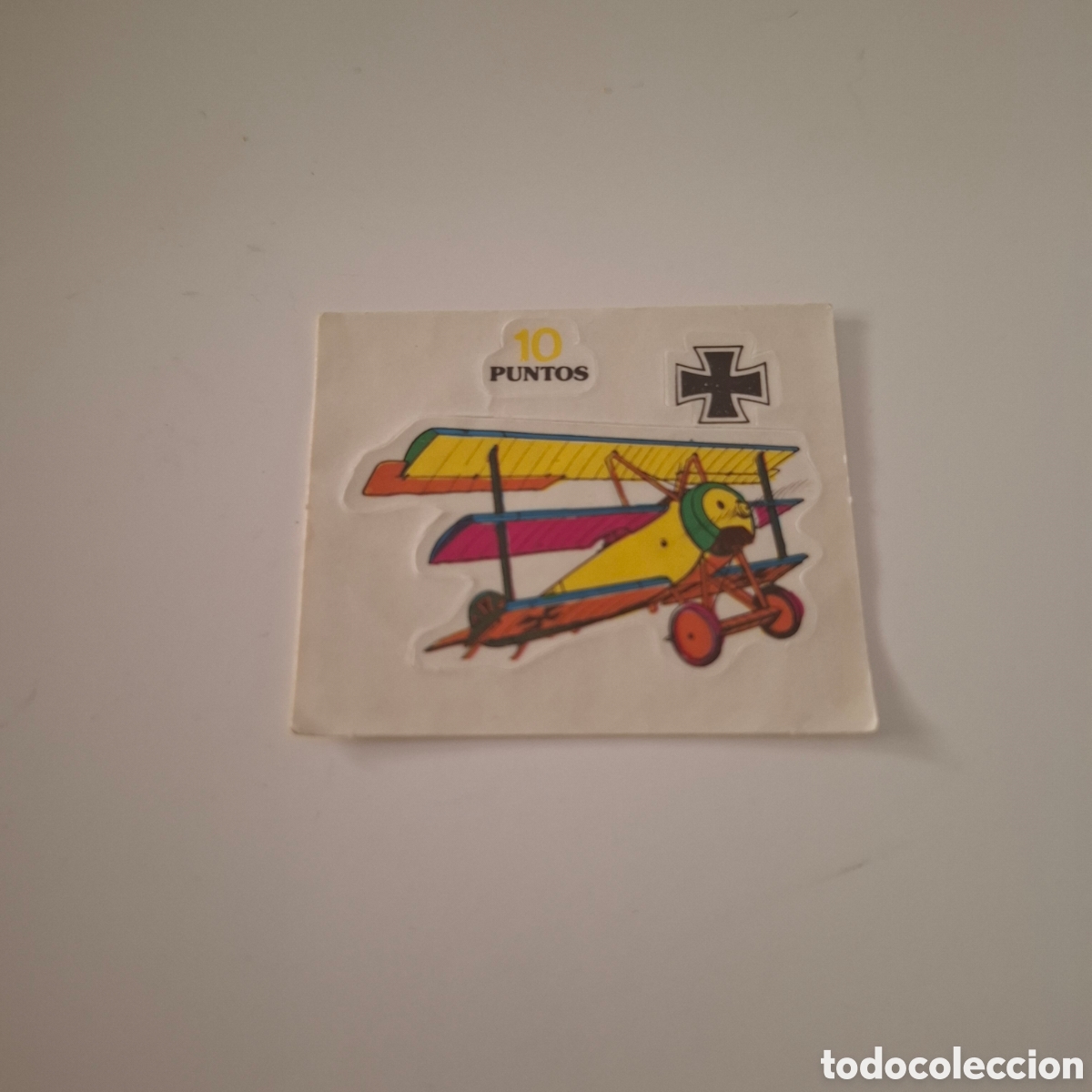 Collectable Antique Stickers: PEGATINA ADHESIVA BOLLYCAO AVION DE COMBATE DE EPOCA A&Ntilde;OS 80