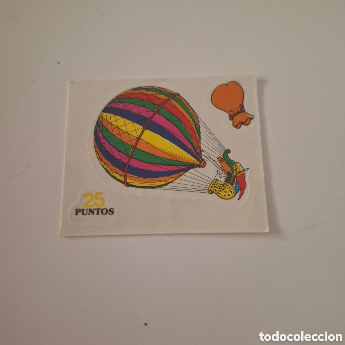 Collezionismo Figurine antiche: PEGATINA ADHESIVA BOLLYCAO A&Ntilde;OS 80 GLOBO AEROSTATICO DE EPOCA