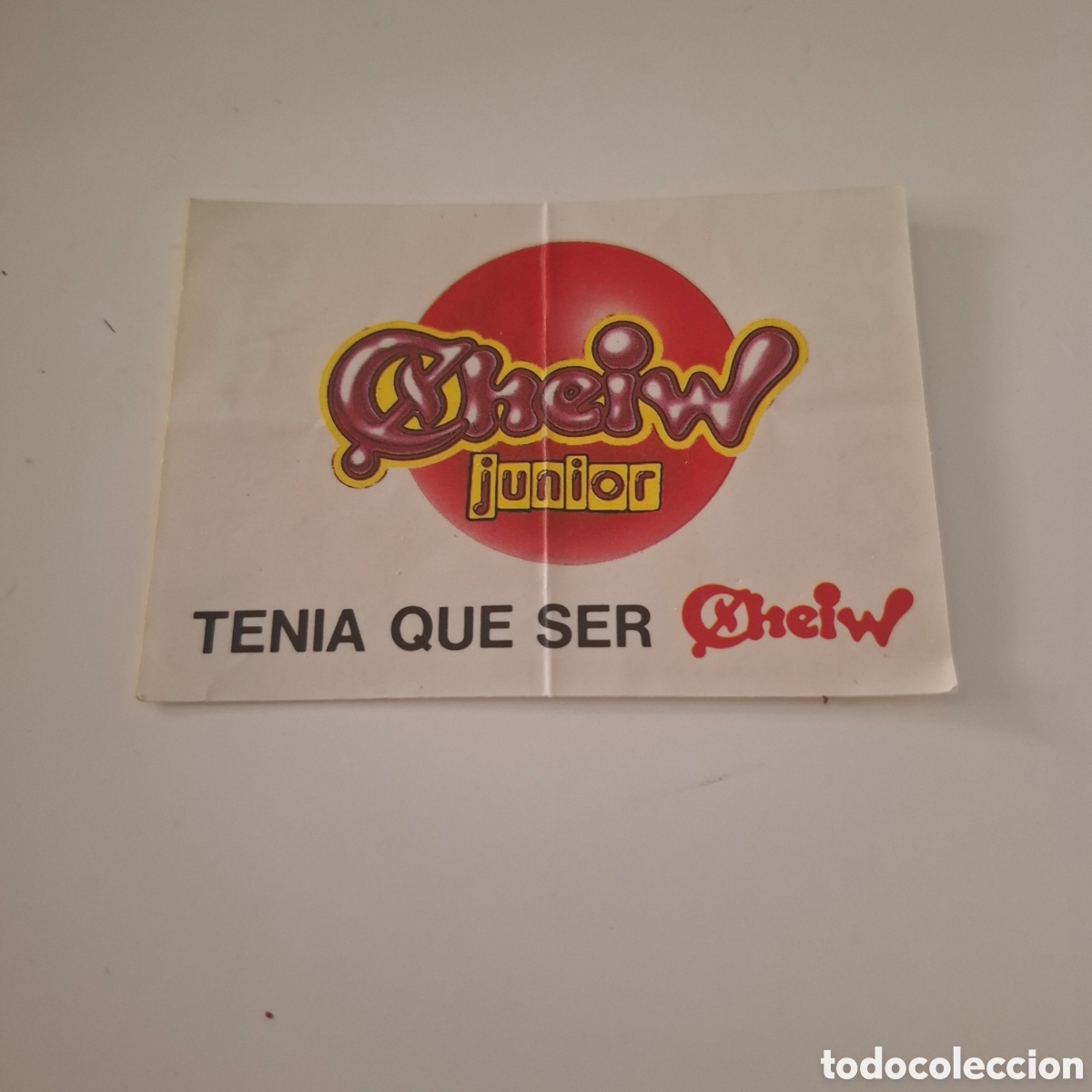 Sammeln alte Sammelbilder: PEGATINA ADHESIVA BOLLYCAO A&Ntilde;OS 80 CHICLES CHEIW SERIE MARCAS