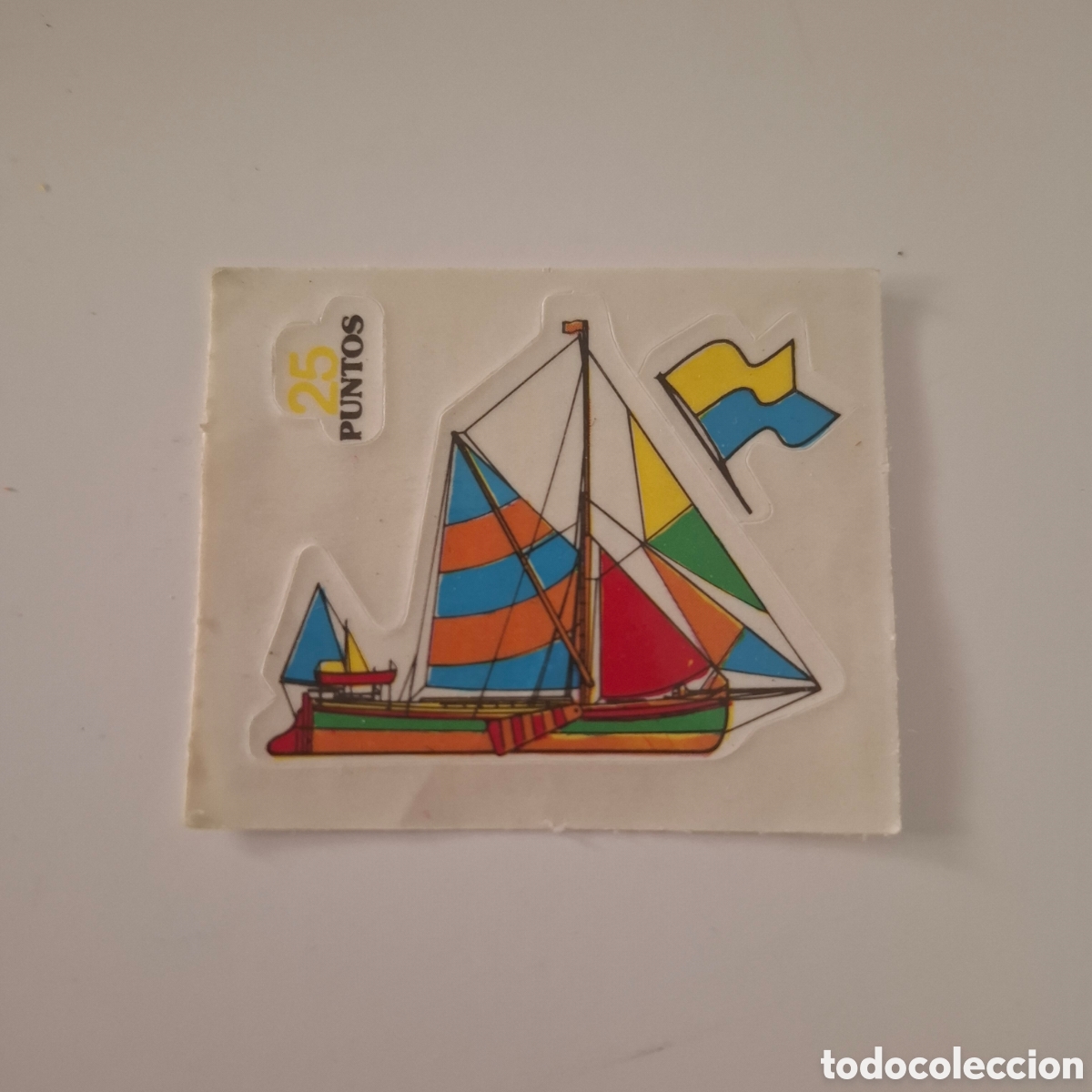 Sammeln alte Sammelbilder: PEGATINA ADHESIVA BOLLYCAO A&Ntilde;OS 80 BARCO DE EPOCA