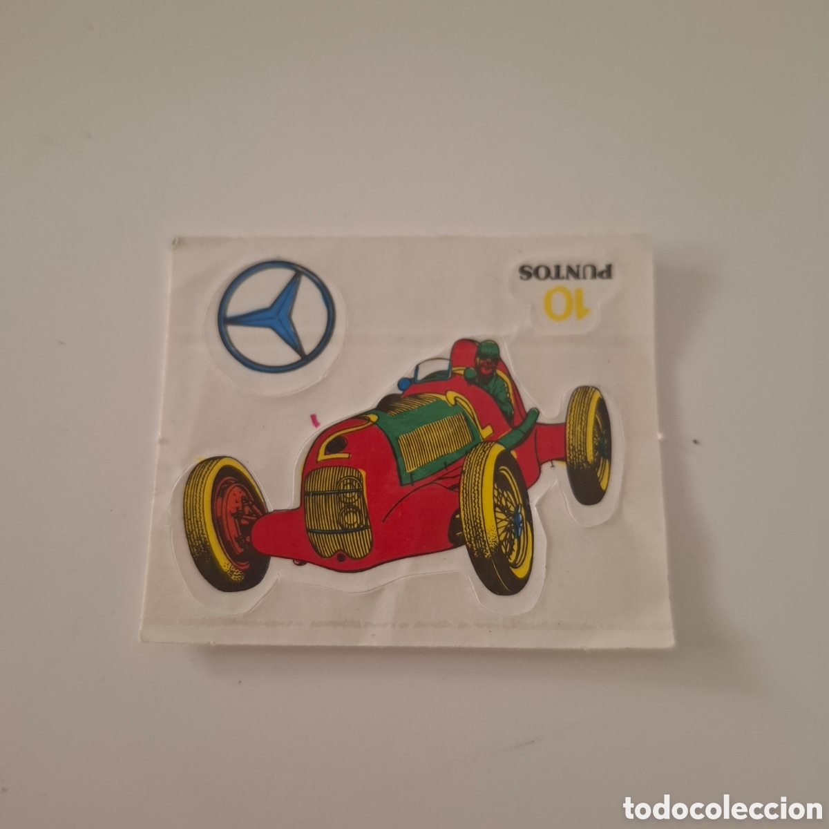 Coleccionismo cromos antiguos: PEGATINA ADHESIVA BOLLYCAO A&Ntilde;OS 89 COCHE BOLIDO MERCEDES DE EPOCA
