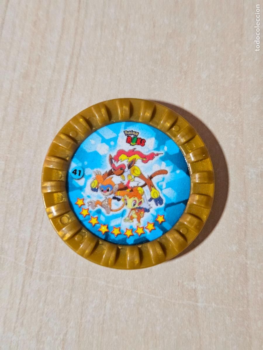 Coleccionismo cromos antiguos: COLECCI&Oacute;N TAZOS POKEMON ROKS - TAZO - TAZOS - N&ordm; 41