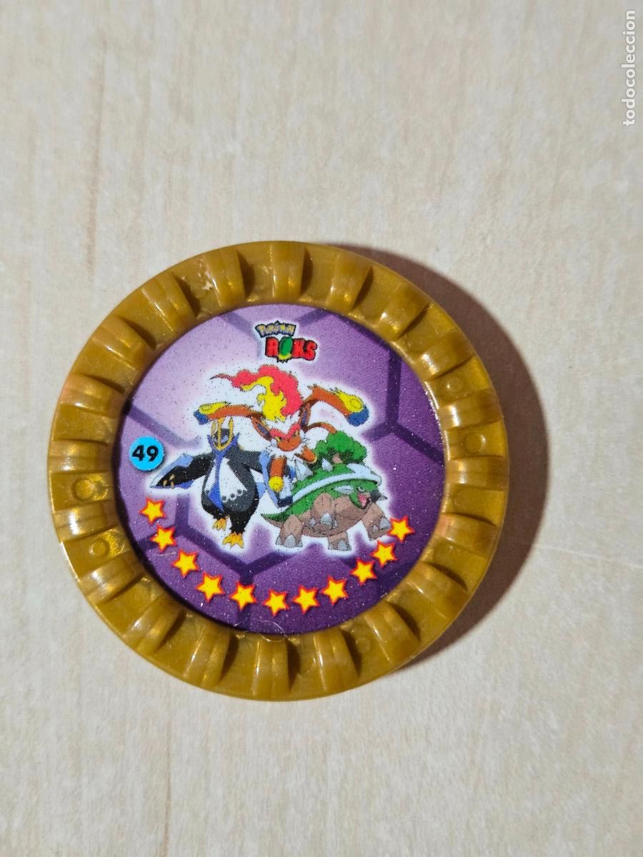 Coleccionismo cromos antiguos: COLECCI&Oacute;N TAZOS POKEMON ROKS - TAZO - TAZOS - N&ordm; 49