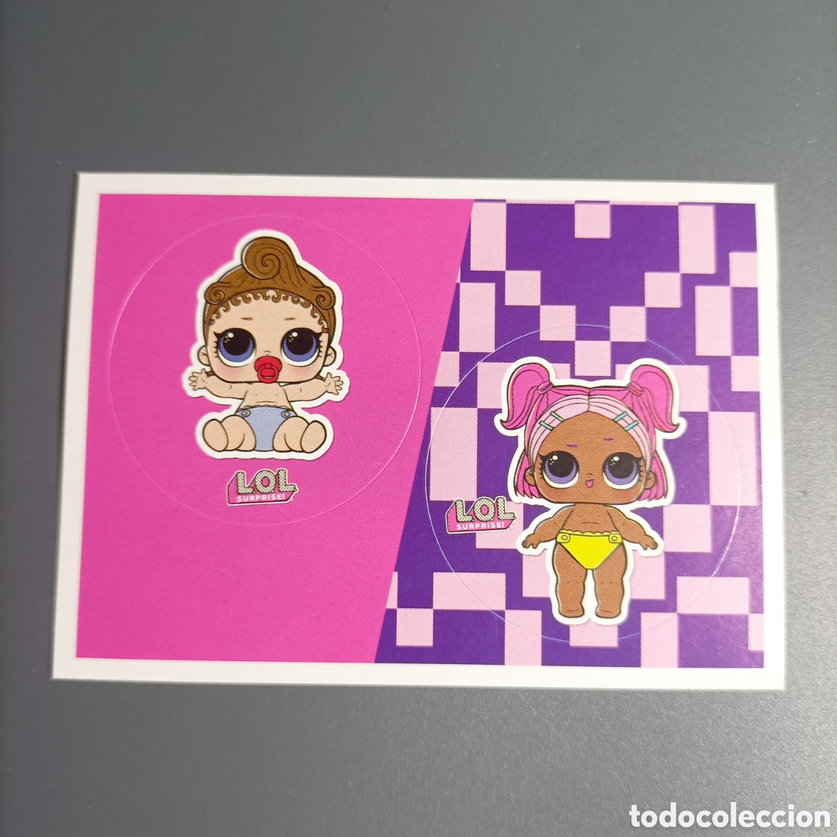 Coleccionismo cromos antiguos: STICKER PANINI 2018. L. O. L. SURPRISE! - №152 a b
