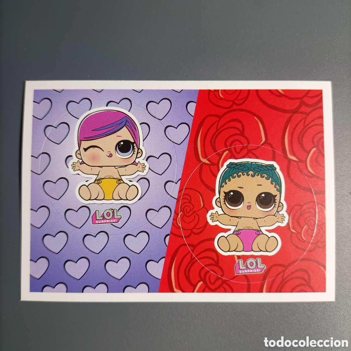 Coleccionismo cromos antiguos: STICKER PANINI 2018. L. O. L. SURPRISE! - №143 a b