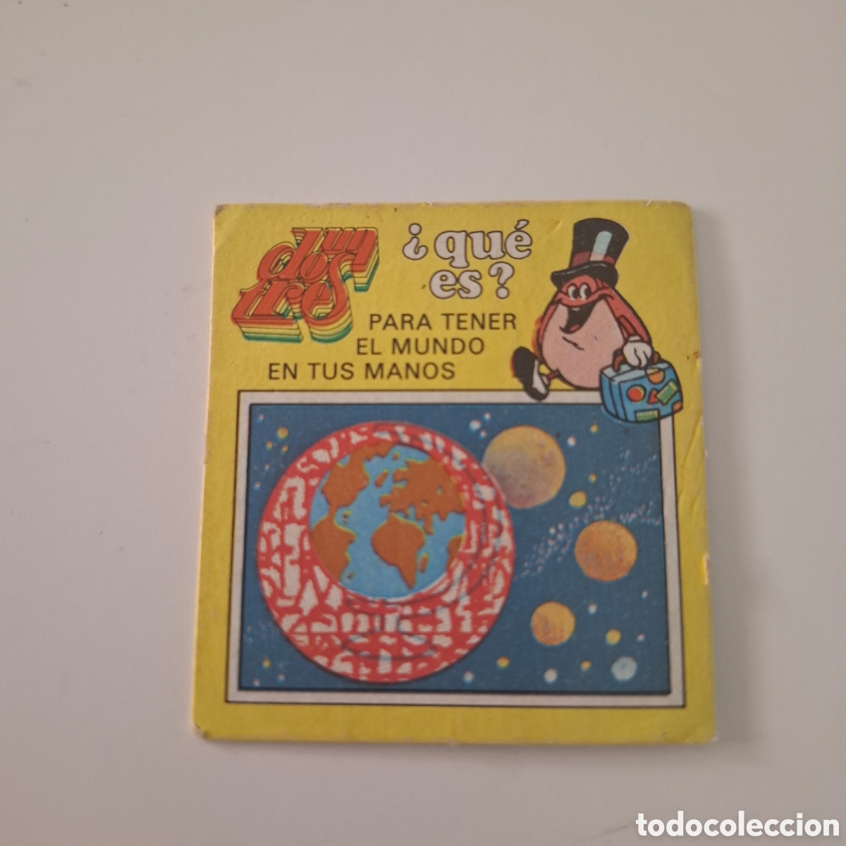 Coleccionismo cromos antiguos: CROMO DE MATUTANO A&Ntilde;OS 80 CHOLLO JUEGA A LA SUBASTA UN DOS TRES