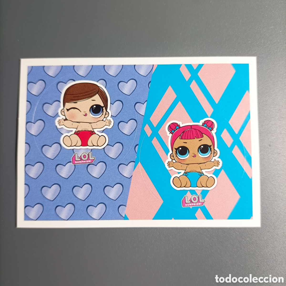 Coleccionismo cromos antiguos: STICKER PANINI 2018. L. O. L. SURPRISE! - №72 a b