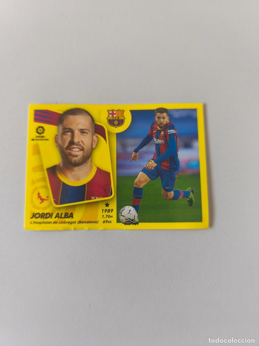 Coleccionismo cromos antiguos: LIGA ESTE PANINI 2021 2022 21 22 JORDI ALBA BARCELONA 12 TPBCA