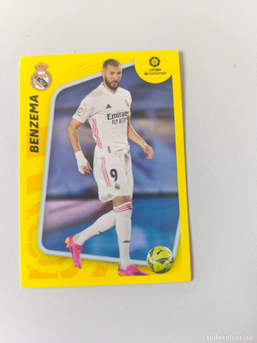 Coleccionismo cromos antiguos: LIGA ESTE PANINI 2021 2022 21 22 BENZEMA REAL MADRID 3 TPBCA