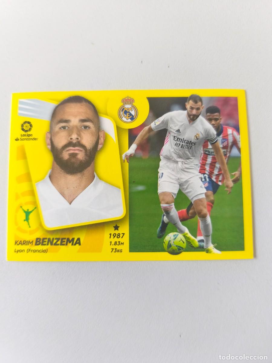 Coleccionismo cromos antiguos: LIGA ESTE PANINI 2021 2022 21 22 BENZEMA REAL MADRID 19 TPBCA