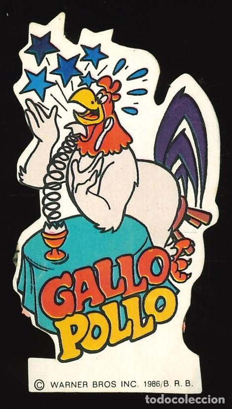 Coleccionismo cromos antiguos: CROMO - 1986 - WARNER BROSS - GALLO CLAUDIO (NUEVO - SIN PEGAR)