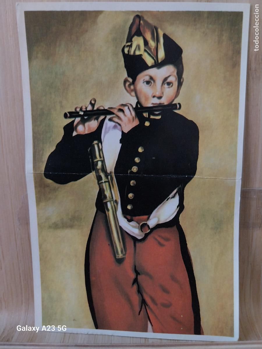 Coleccionismo cromos antiguos: MANET EL P&Iacute;FANO ED MAGA ARTE A&Ntilde;O 1971 CROMO 251 * SIN PEGAR NUNCA